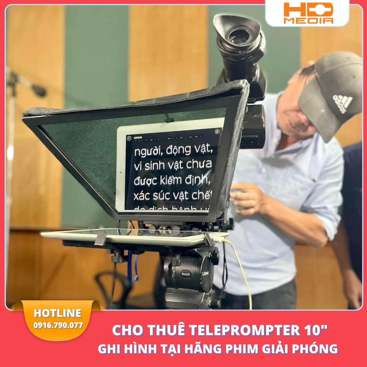 Dịch vụ cho thuê thiết bị Teleprompter và hỗ trợ lắp đặt